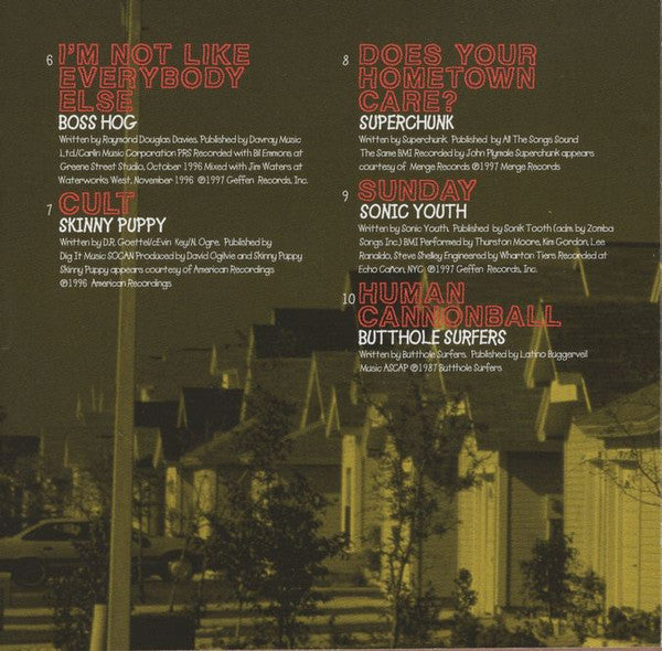 Various : SubUrbia Original Motion Picture Soundtrack (CD, Comp)
