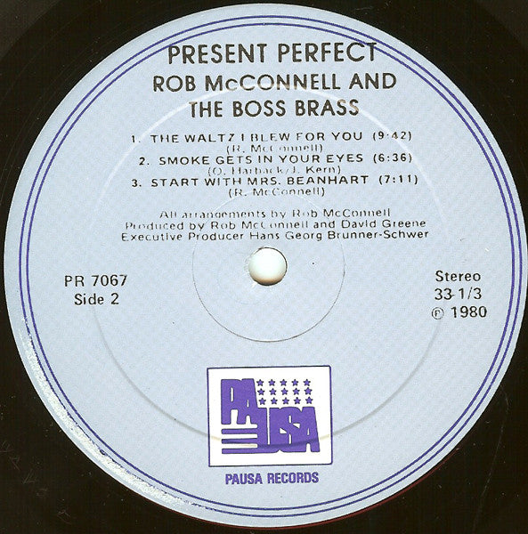Rob McConnell & The Boss Brass : Present Perfect (LP, Album)