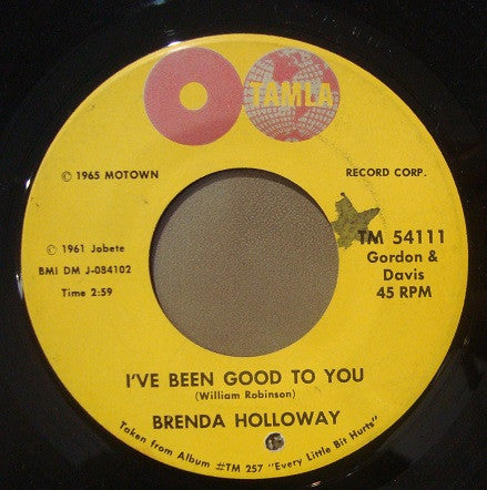 Brenda Holloway : When I'm Gone (7", Single, 118)
