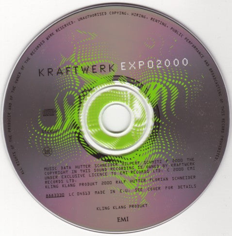 Kraftwerk : Expo2000 (CD, Maxi, Enh)