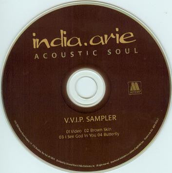 India.Arie : Acoustic Soul (V.V.I.P. Sampler) (CD, Promo, Smplr)