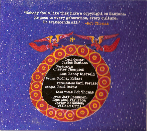 Santana Feat. Rob Thomas : Smooth (CD, Single, Promo)