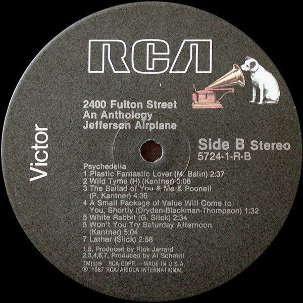 Jefferson Airplane : 2400 Fulton Street (2xLP, Comp)