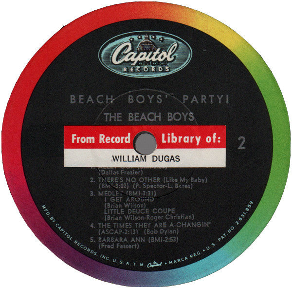 The Beach Boys : Beach Boys' Party! (LP, Album, Mono, Gat)