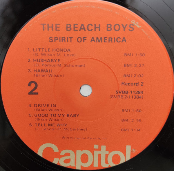 The Beach Boys : Spirit Of America (2xLP, Comp, Gat)