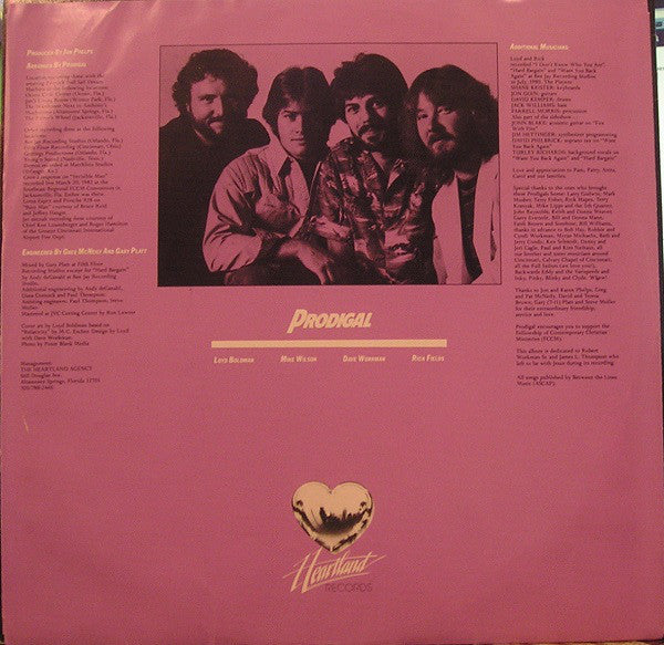 Prodigal (5) : Prodigal (LP, Album)