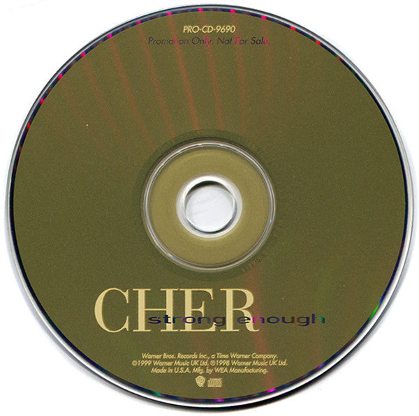 Cher : Strong Enough (CD, Single, Promo)