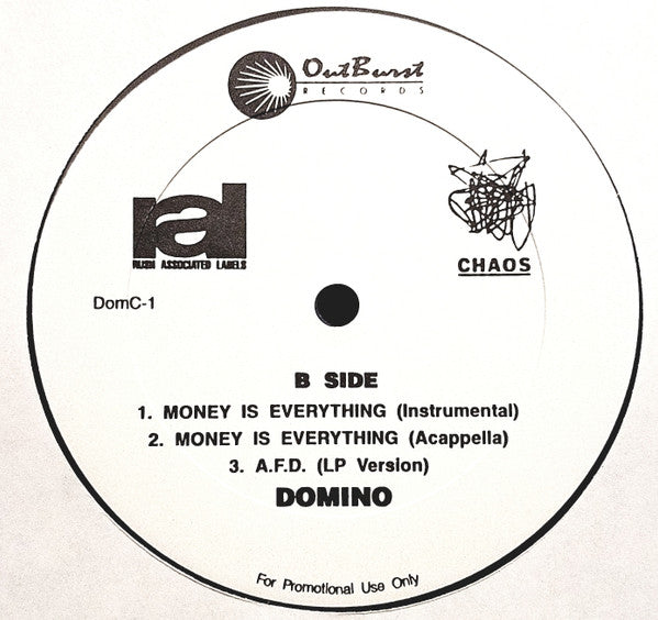 Domino : Money Is Everything (12", Promo)
