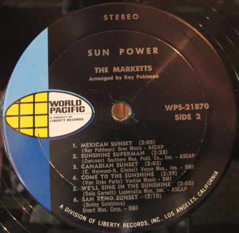 The Marketts : Sun Power (LP, Album)