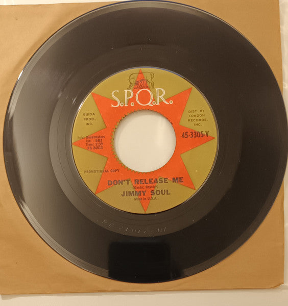 Jimmy Soul : If You Wanna Be Happy / Don't Release Me (7", Single, Promo)