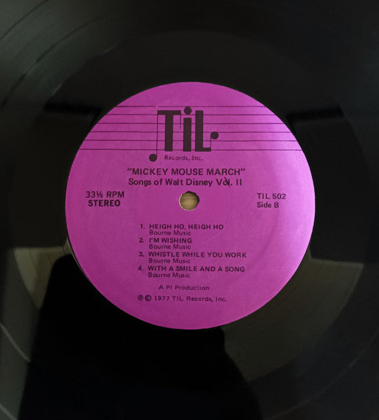 The Terrytowne Players : Mickey Mouse March (Songs Of Walt Disney Vol. II) (LP, Album)