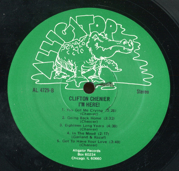 Clifton Chenier And His Red Hot Louisiana Band : I'm Here! (LP, Album)