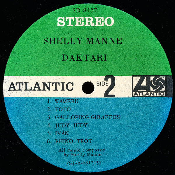 Shelly Manne : Daktari (LP, Album)