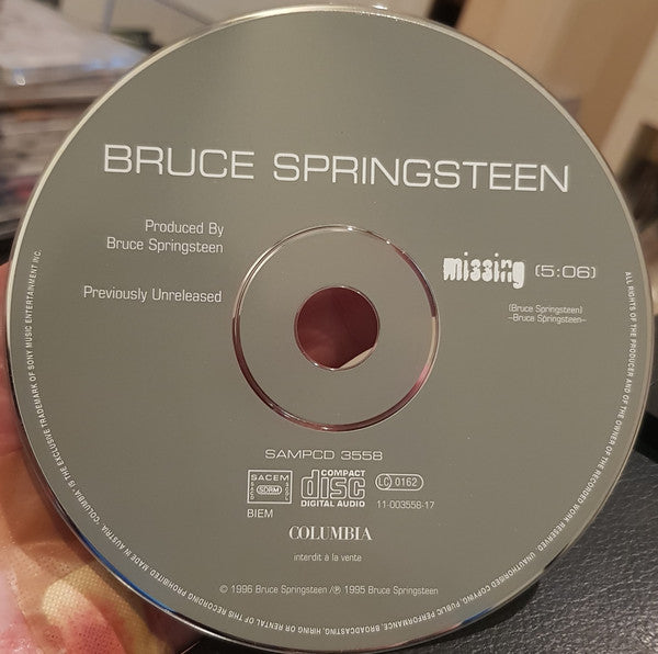 Bruce Springsteen : Missing (CD, Single, Promo)