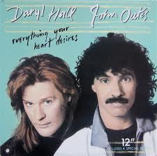 Daryl Hall & John Oates : Everything Your Heart Desires (12")