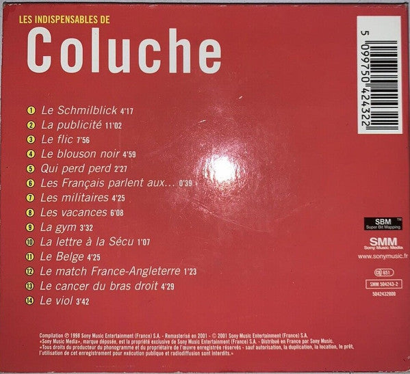 Coluche : Les Indispensables de Coluche (CD, Comp, RM)