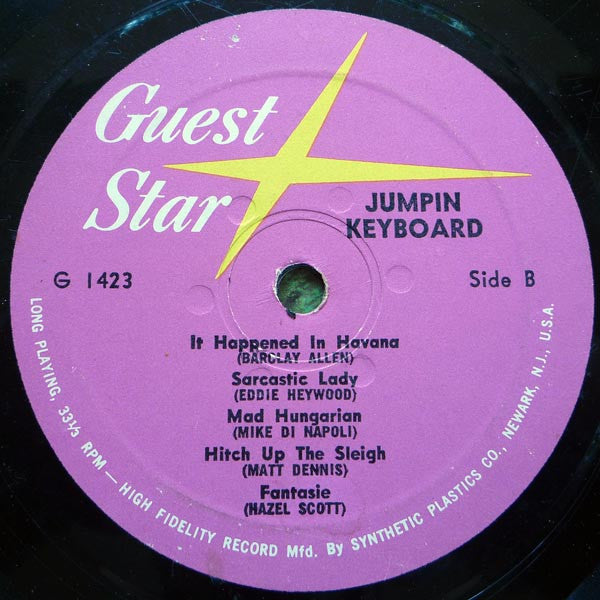 Eddie Heywood : Jumpin Keyboard (LP, Album, Comp, Mono)