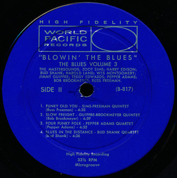 Various : Blowin' The Blues (The Blues Volume 3) (LP, Album, Comp, Mono)