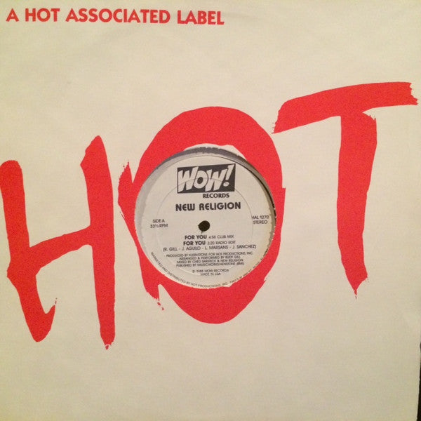 New Religion : For You (12")