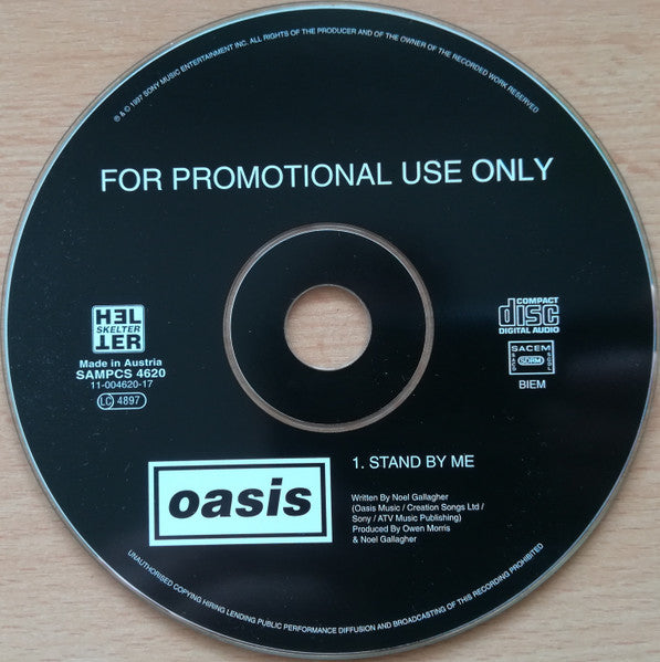 Oasis (2) : Stand By Me (CD, Single, Promo)
