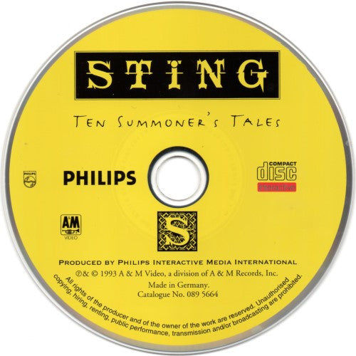Sting : Ten Summoner's Tales (CDi, Album, Dig)