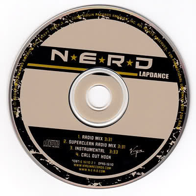N*E*R*D : Lapdance (CD, Single, Promo)