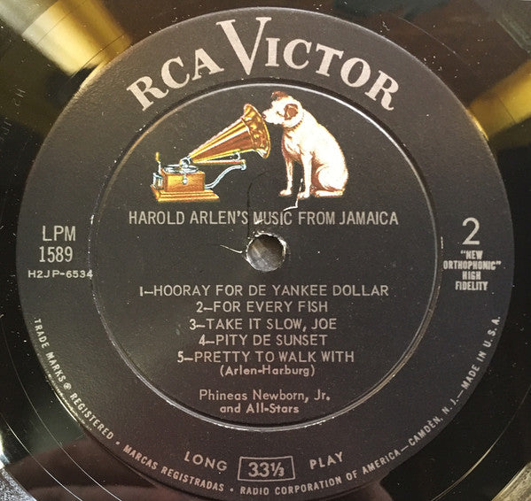 Phineas Newborn Jr. : Plays Harold Arlen's Music From Jamaica (LP, Album, Mono)