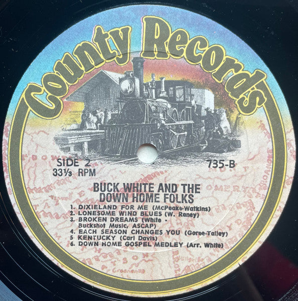 Buck White & The Down Home Folks : Buck White & The Down Home Folks (LP, Album, RE)