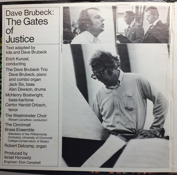 Dave Brubeck : The Gates Of Justice (LP, Album, Gat)