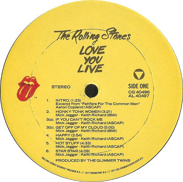 The Rolling Stones : Love You Live (2xLP, Album, RE)