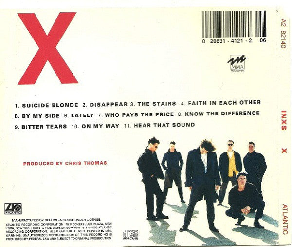 INXS : X (CD, Album, Club)