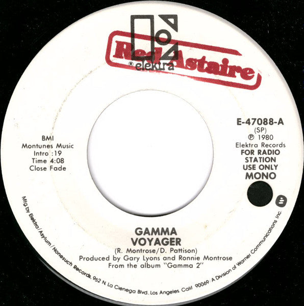 Gamma (5) : Voyager (7", Promo)
