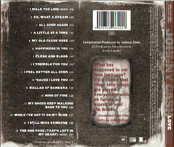 Johnny Cash : Love God Murder (3xCD, Comp)
