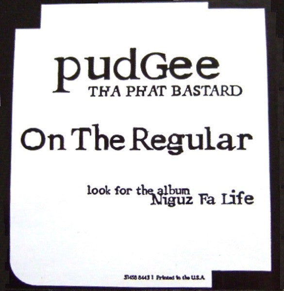 Pudgee* : On The Regular (12", Promo)