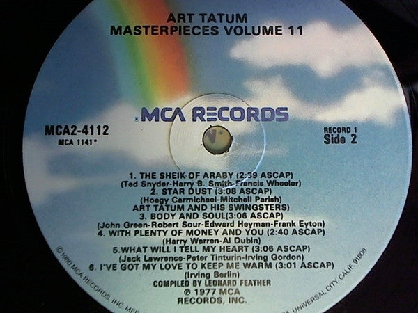 Art Tatum / James Price Johnson : Art Tatum Masterpieces Volume II And James P. Johnson Plays Fats Waller (2xLP, Comp, RE)
