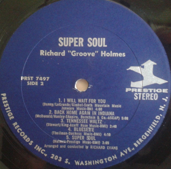 Richard "Groove" Holmes : Super Soul (LP, Album)