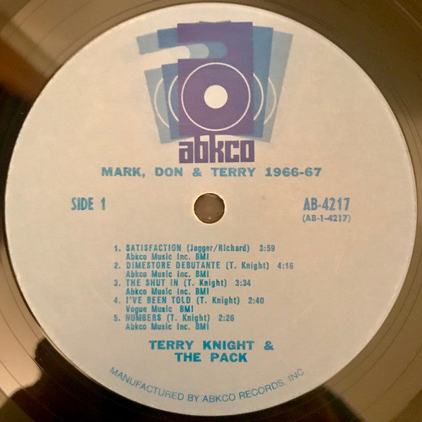 Terry Knight & The Pack : Funk-Off (sic) 1966-67 (2xLP, Comp, RE)