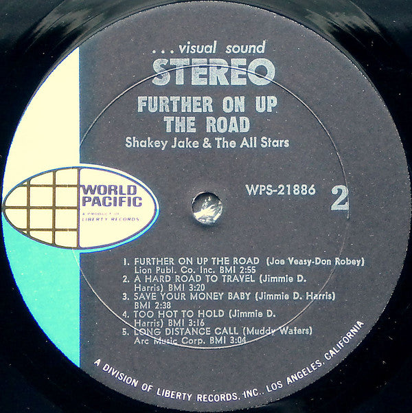 Shakey Jake And The Allstars : Further On Up The Road (LP, Album)