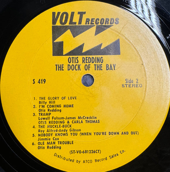 Otis Redding : The Dock Of The Bay (LP, Album, Ter)