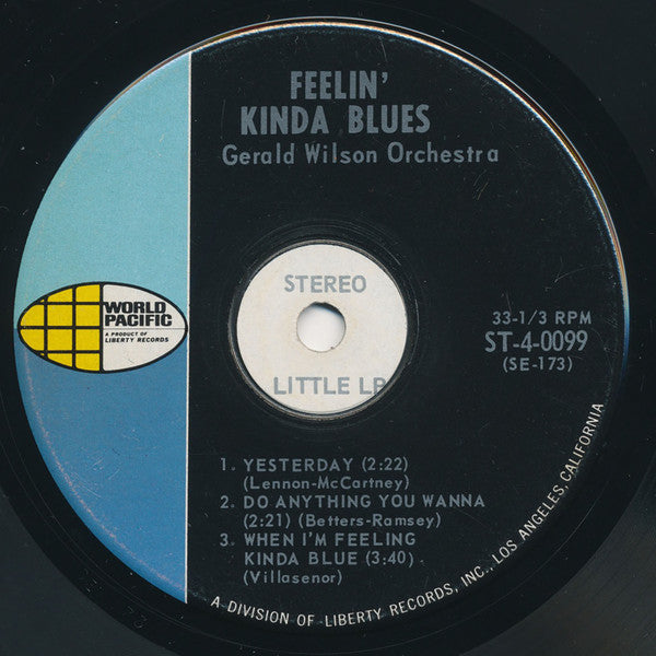Gerald Wilson Orchestra : Feelin' Kinda Blues (7", EP)
