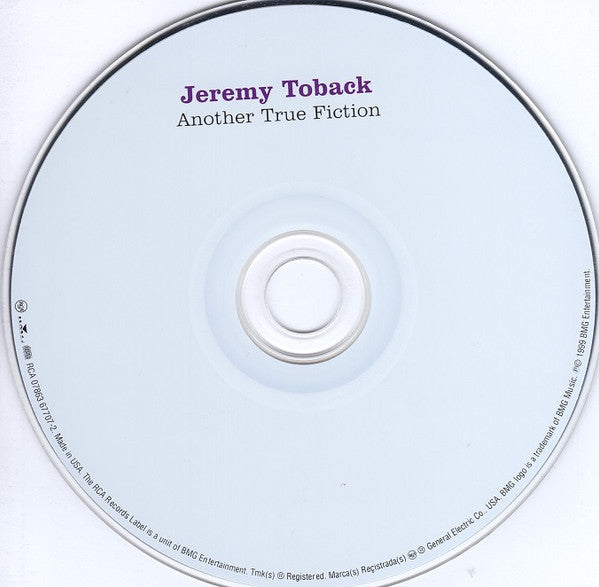 Jeremy Toback : Another True Fiction (CD, Album)