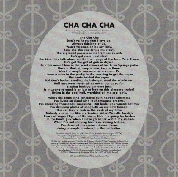 Jimmy Luxury And The Tommy Rome Orchestra* : Cha Cha Cha (CD, Single, Promo)