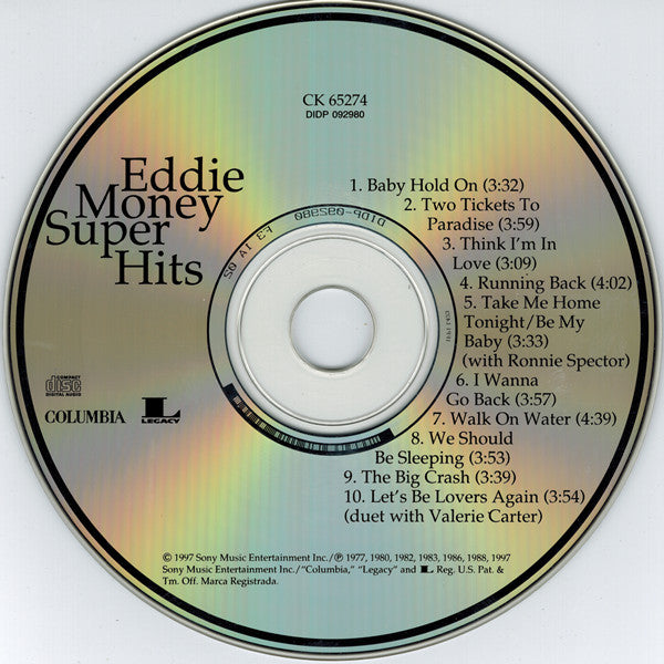 Eddie Money : Super Hits (CD, Comp)
