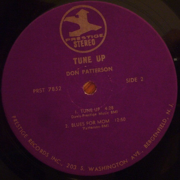 Don Patterson : Tune Up! (LP, Album)
