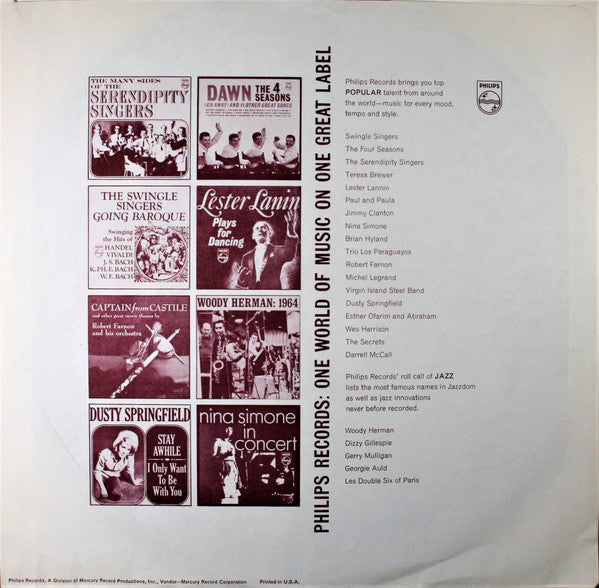 Woody Herman : The Swinging Herman Herd Recorded Live (LP, Album, Mono)