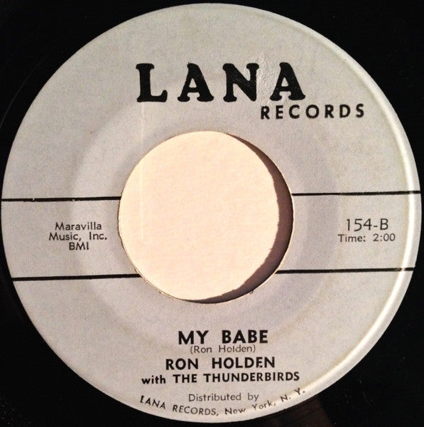 Ron Holden With The Thunderbirds (3) : Love You So (7", Single, RE)