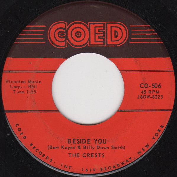 The Crests : 16 Candles (7", Single, Ind)