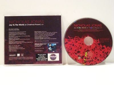 Nick Jonas : Joy To The World (A Christmas Prayer) (CD, Single, Promo)