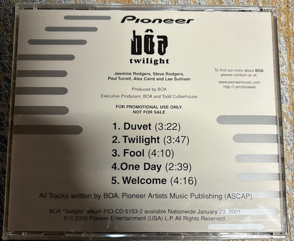 bôa : Twilight (CD, Promo)