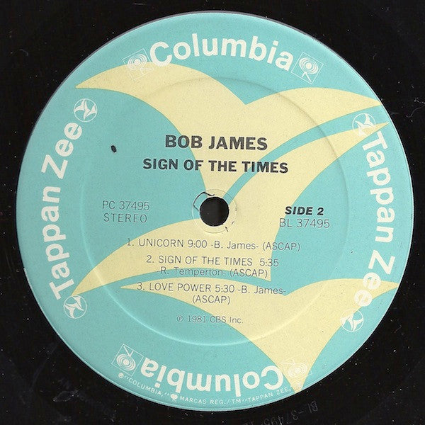 Bob James : Sign Of The Times (LP, Album, RE)